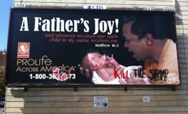 billboard, hack, vandalism, black