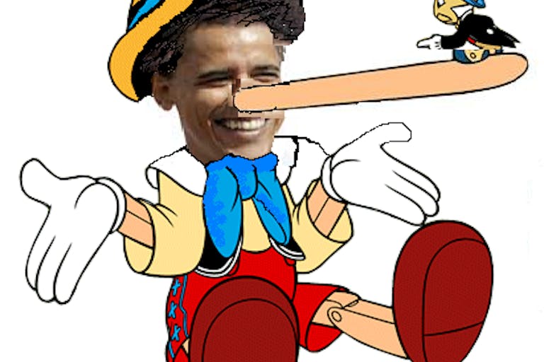 pinocchio, obama