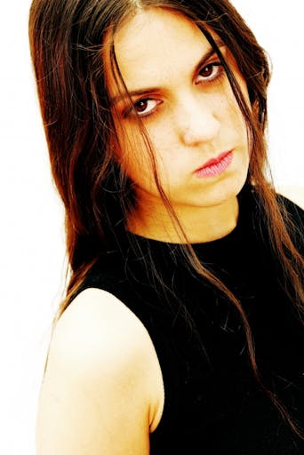 angry girl
