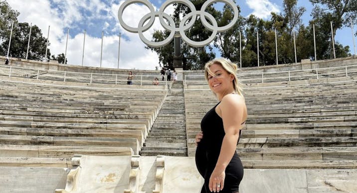 Olympic, pregnant