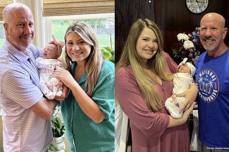 identical twin grandpas reston hospital