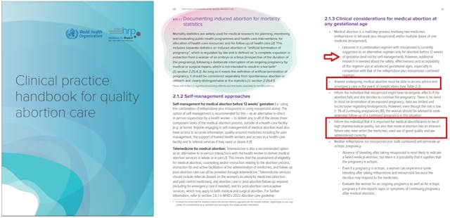 WHO’s abortion handbook promotes use of cancer drug WHO's abortion handbook promotes use of cancer drug