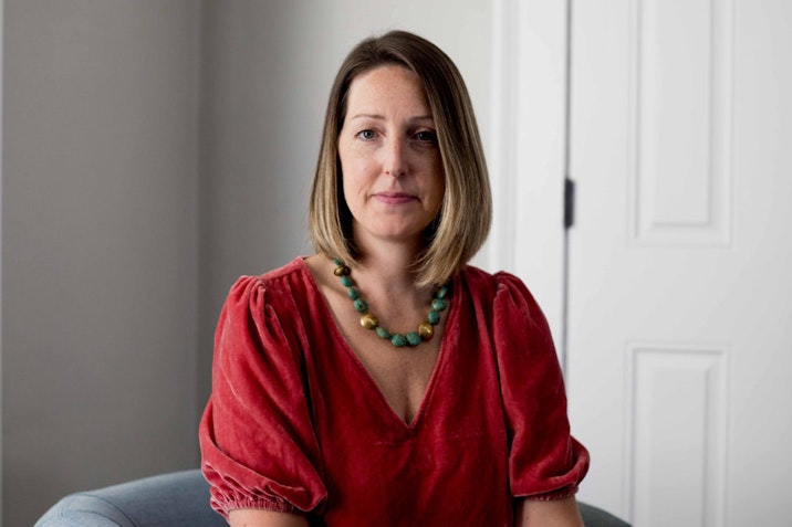 A portrait of Dr. Caitlin Bernard, the doctor in Indiana who performed the abortion on the 10-year-old rape victim.