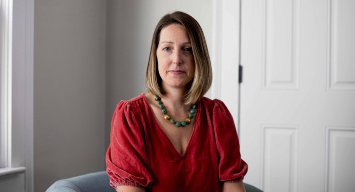 A portrait of Dr. Caitlin Bernard, the doctor in Indiana who performed the abortion on the 10-year-old rape victim.