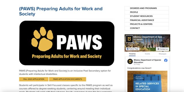 New college program for people with disabilities was the brainchild of a special needs dad image