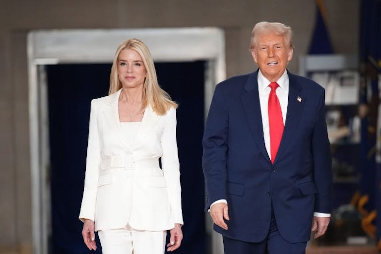 President Trump Speaks At The Department Of Justice