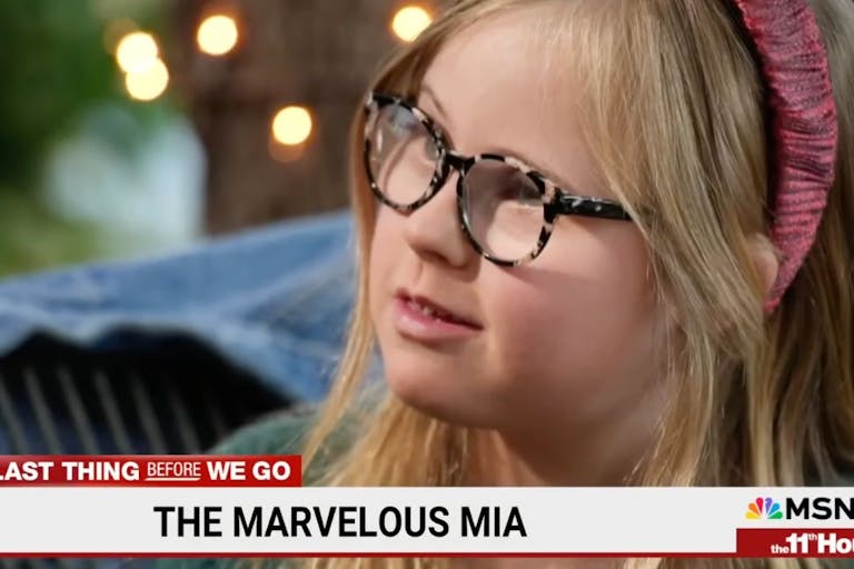 actress, Mia, Christmas movie, Down syndrome