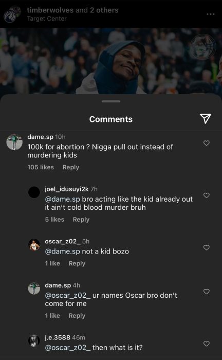 NBA player accused of coercing Instagram model to kill their preborn baby image