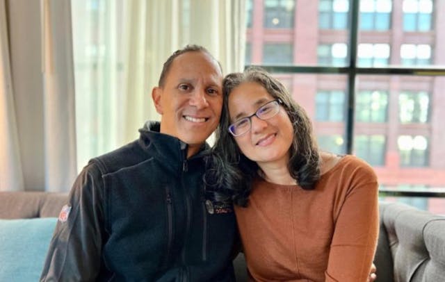 Dean Nelson and his wife Julia Dean Nelson and his wife Julia