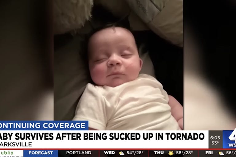 baby survives tornado