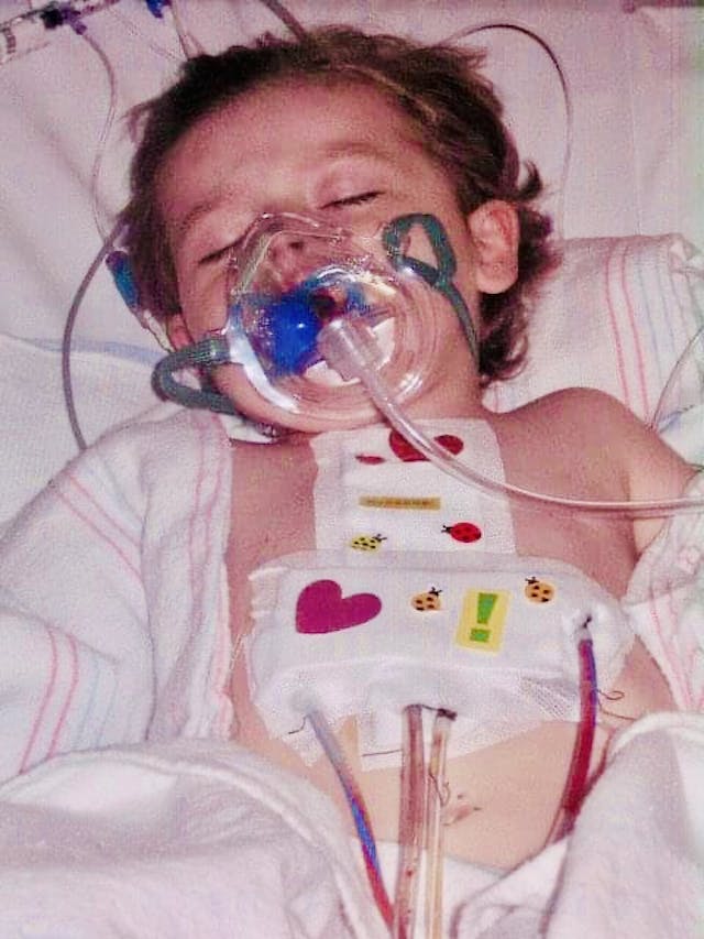 Tate in the hospital. Photo courtesy of the Lewis Family. Do not reprint. Tate in the hospital. Photo courtesy of the Lewis Family. Do not reprint.