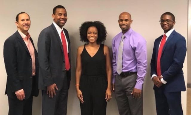 L to R: Dean Nelson, Marcus Harris, Christina Bennett (author), Sean Bennett, Ed Ford