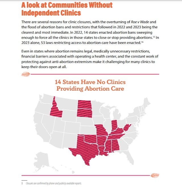 Abortion Care Network attributes pro-life laws for closing of dozens of ‘independent abortion clinics’ in 2023 Abortion Care Network attributes pro-life laws for closing of dozens of independent abortion clinics in 2023