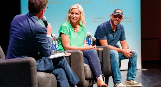 BENTONVILLE, ARKANSAS – JUNE 22: Jenny Marrs and Dave Marrs of HGTV’s “Fixer to Fabulous” speak during Reel Magic Mornings with Dave and Jenny Marrs during the Bentonville Film Festival on June 22, 2022 in Bentonville, Arkansas. (Photo by Justin Ford/Getty Images for Bentonville Film Festival) BENTONVILLE, ARKANSAS – JUNE 22: Jenny Marrs and Dave Marrs of HGTV’s “Fixer to Fabulous” speak during Reel Magic Mornings with Dave and Jenny Marrs during the Bentonville Film Festival on June 22, 2022 in Bentonville, Arkansas. (Photo by Justin Ford/Getty Images for Bentonville Film Festival)