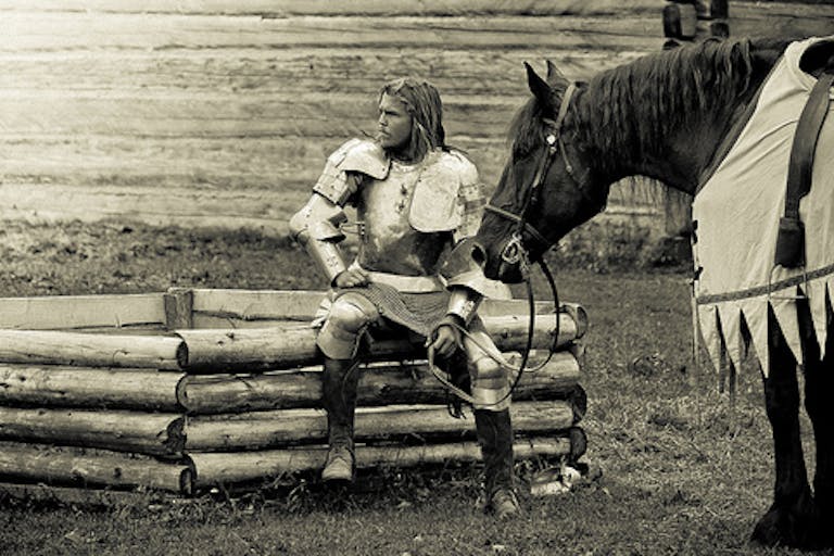 knight, army, battle