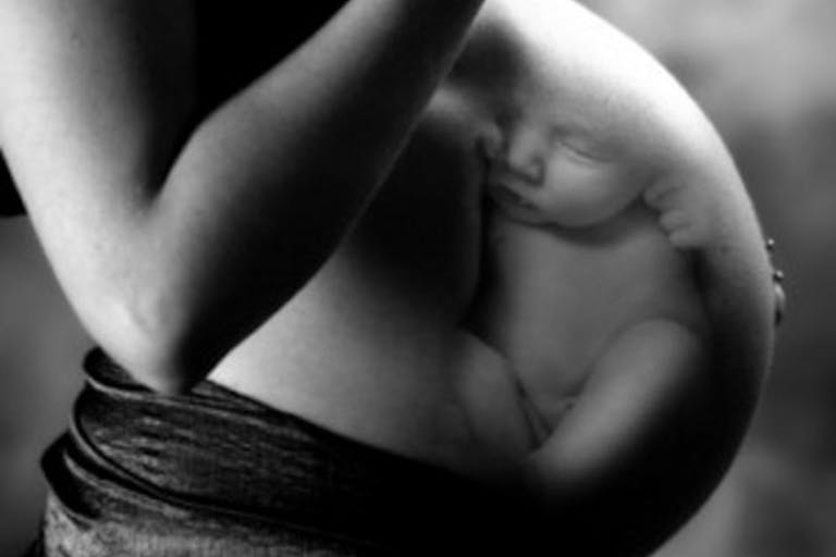 baby, womb, pregnant, woman