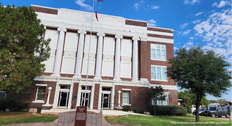 mitchell county courthouse mark lee dickson