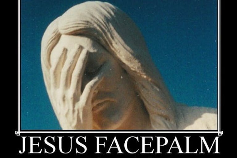 Jesus Facepalm