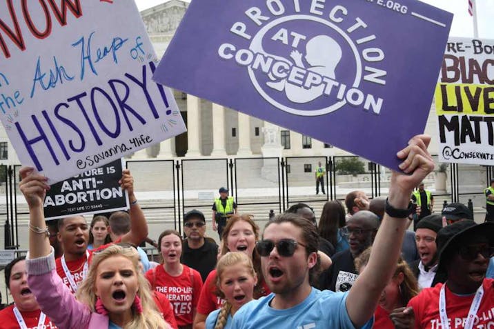 pro-life, abortion rate