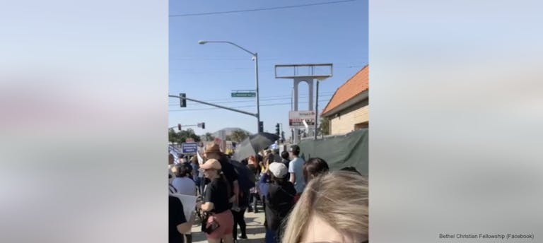 ca protest PP bethel christian screenshot