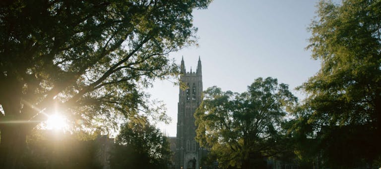 Symmetric Chapel at Sunset