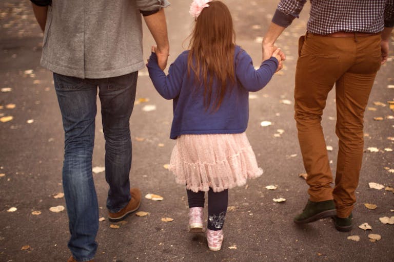Gay Parents with daughter