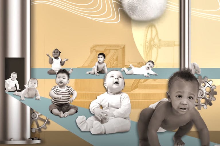 build a baby satire video