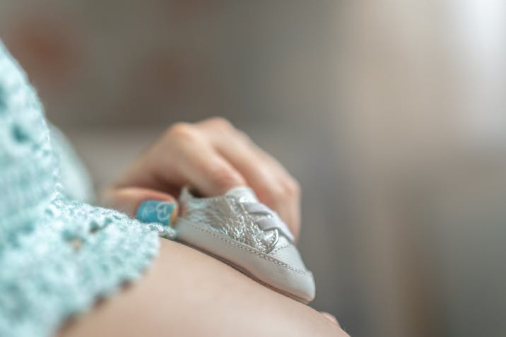 Pregnant Woman at Home