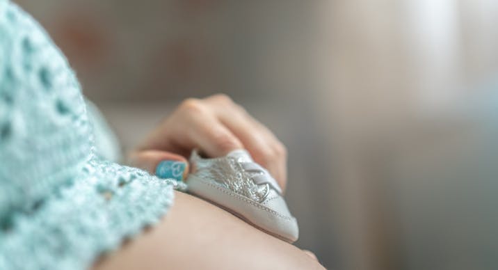 Pregnant Woman at Home
