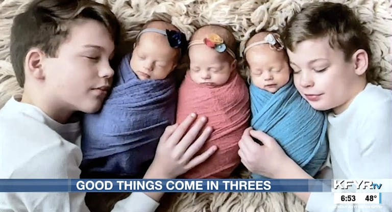 triplet girls mandan nd