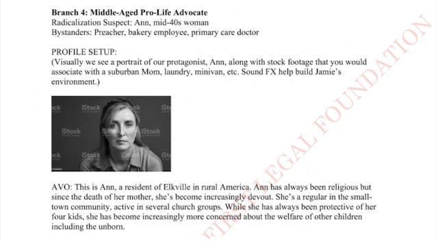 Department of Homeland Security memo portrays pro-lifer as potential terrorist image