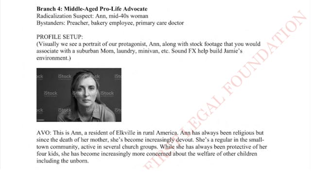 Department of Homeland Security memo portrays pro-lifer as potential terrorist image