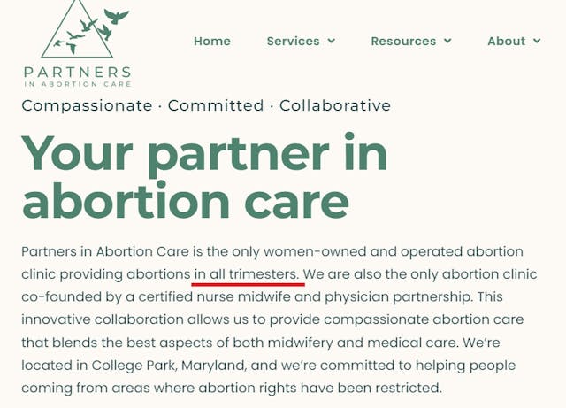 Partners in Abortion Care all trimester abortions 051223 Image: Partners in Abortion Care all trimester abortions 051223