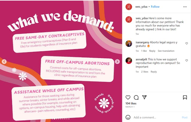 This Connecticut university plans to pay abortion costs for its students image