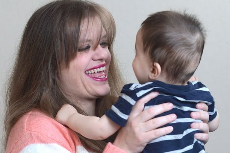 Helen Dean and son Amin