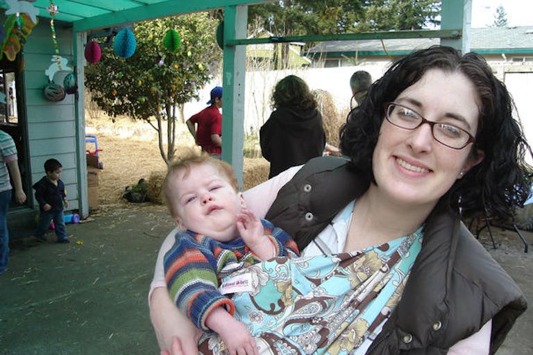 Rhea and Oliver Wuth at nine-months-old (Court file, 2009)