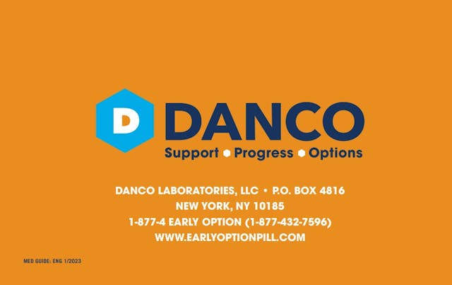 Abortion pill company Danco Laboratories headquartered in New York medication guide pamphlet Image: Abortion pill company Danco Laboratories headquartered in New York medication guide pamphlet