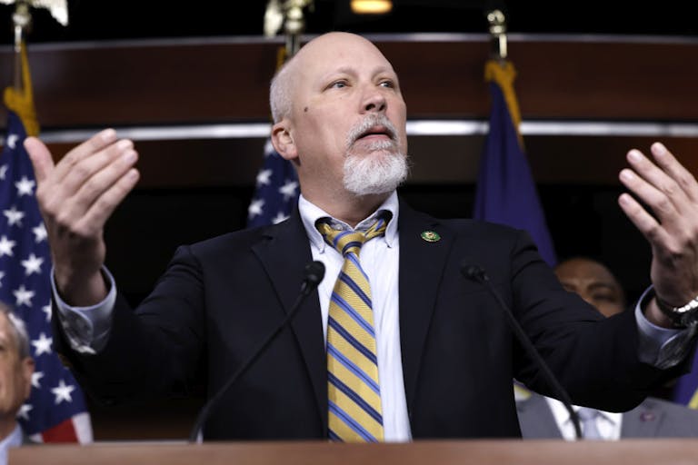 House Freedom Caucus Discusses The Debt Limit At A Press Conference On Capitol Hill