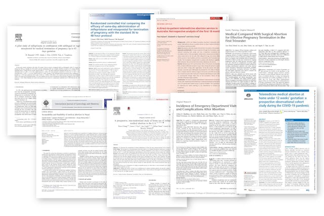 Image: Studies used by New York Times claiming abortion pill safety