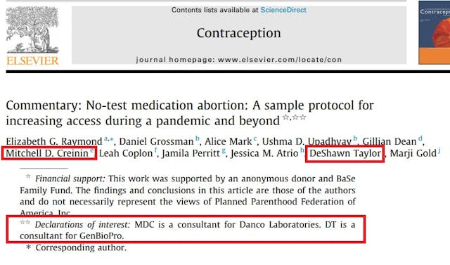 New York Times overlooks important facts in its claim of abortion pill safety image