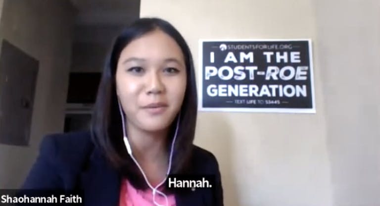 screenshot shaohannah faith