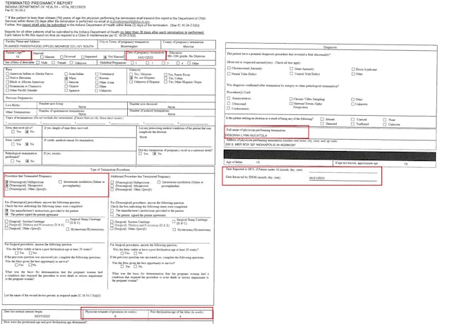 Planned Parenthood Bloomington minor abortion pill Nucatola 04212022 Image: Planned Parenthood Bloomington minor abortion pill Nucatola 04212022
