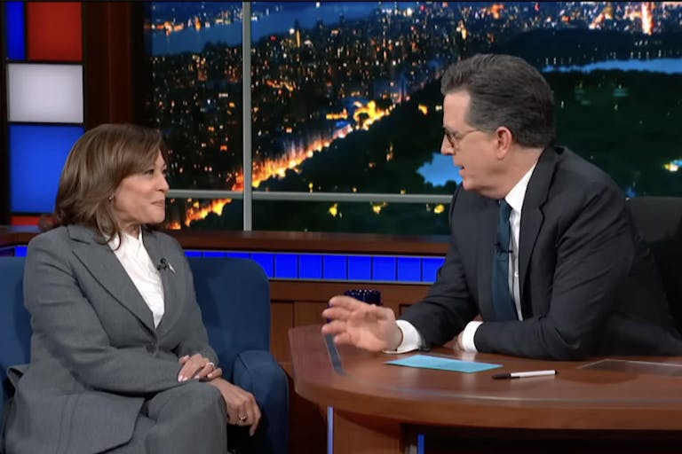 Kamala Harris Stephen Colbert