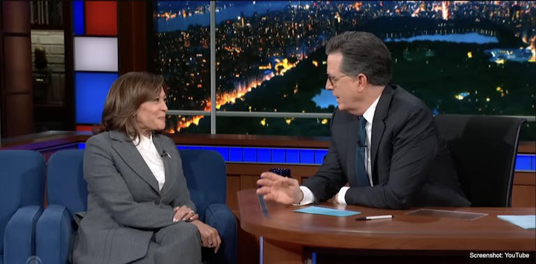 Kamala Harris Stephen Colbert