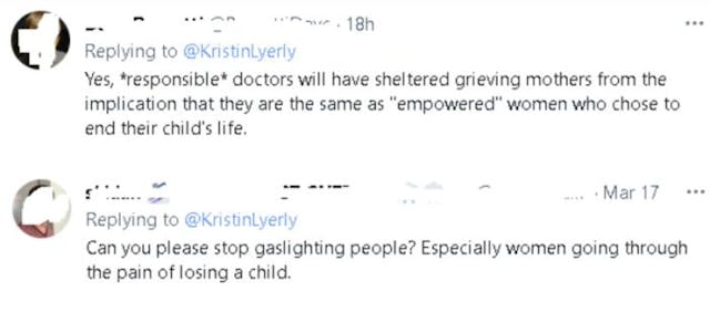 OB/GYN with history of malpractice angers Twitter users by equating miscarriage to abortion image