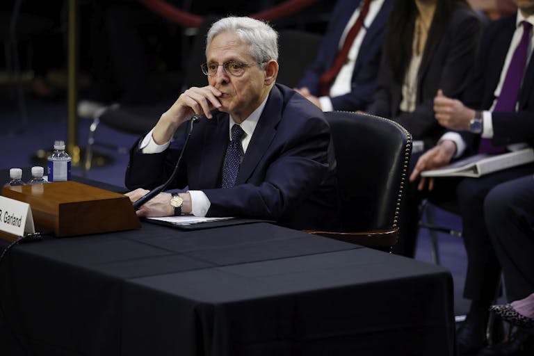 Attorney General Garland Testifies In Senate Judiciary Oversight Hearing