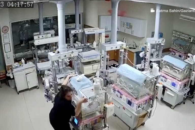 NICU Turkey earthquake screenshot