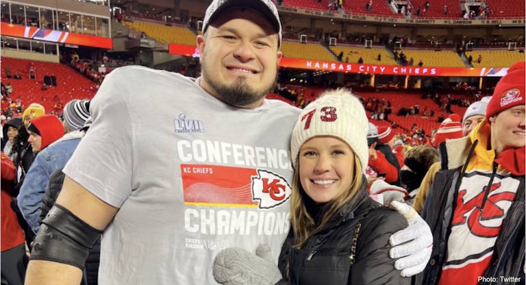 KC Chiefs player pregnant wife