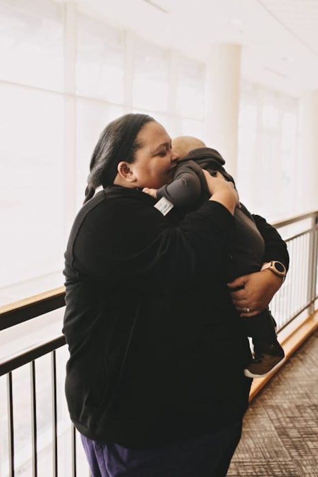 Patria and Baby AJ. Photo ©Laura Brandon. Do not reprint. adoption abortion survival abortion pill