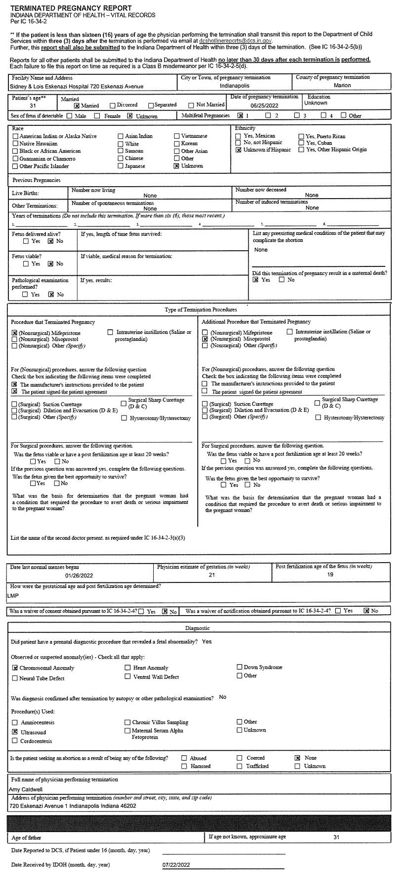 Abortion deaths, infant born alive linked to Indiana abortionist suing to end state’s pro-life law image
